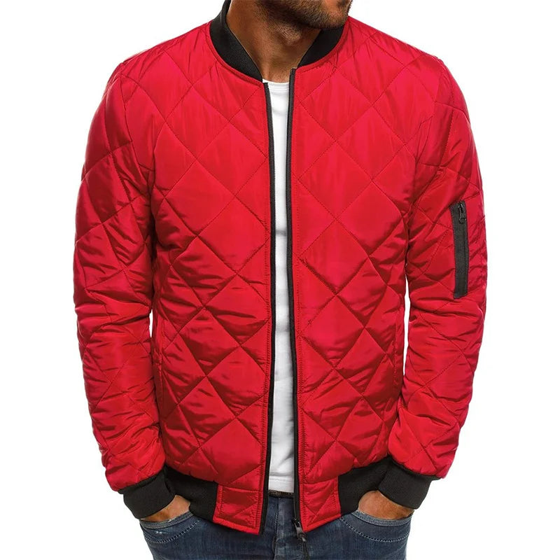 BERGMANN™ - Chaqueta de algodón con diseño de rombos