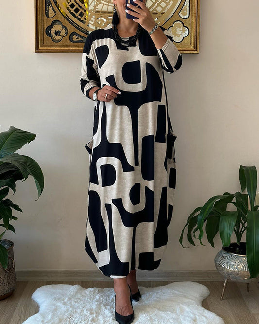 Mirella™ - Vestido elegante con mangas largas